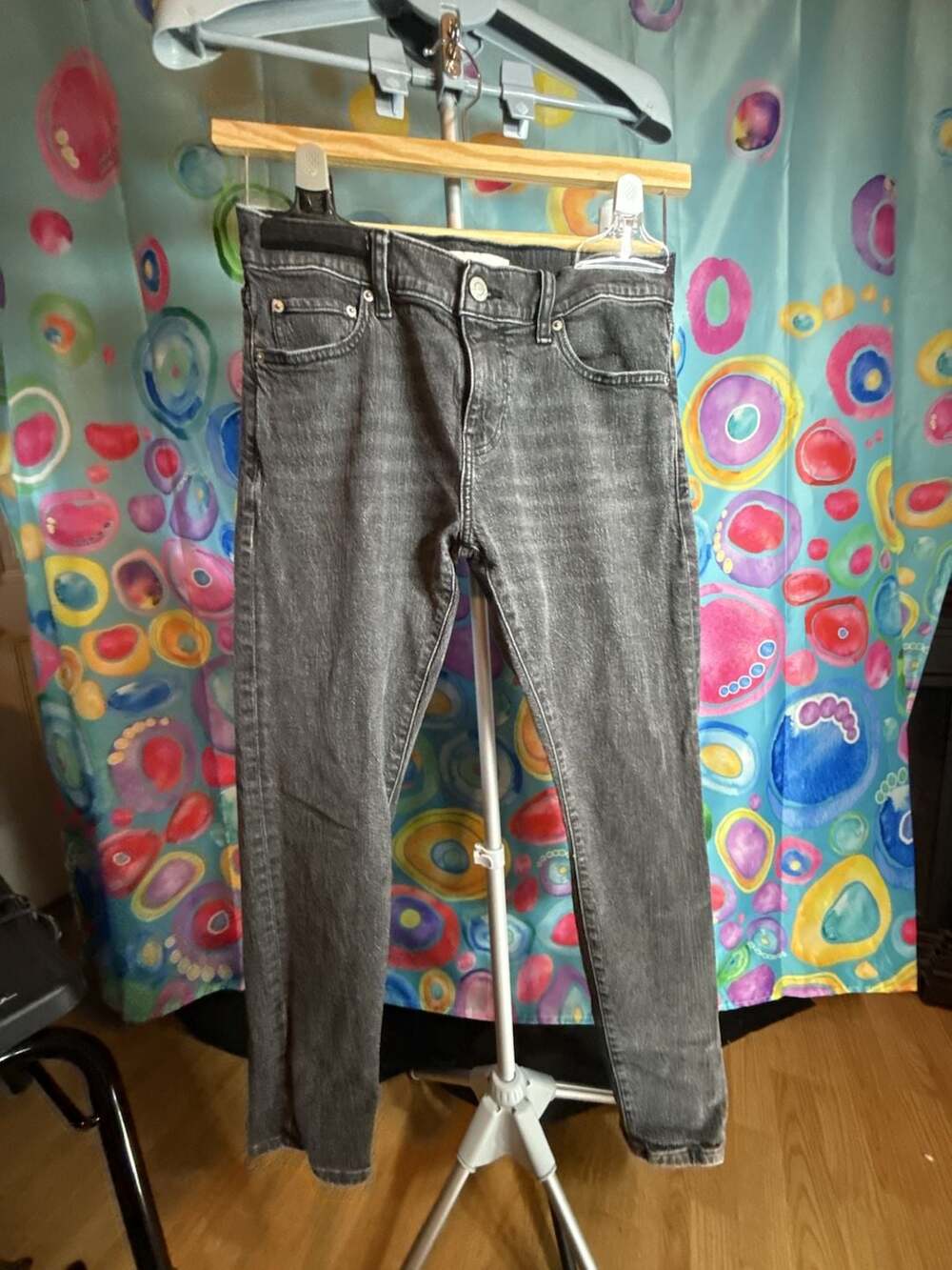 PacSun Slim Fit Black Wash Denim Jeans Size 29x30